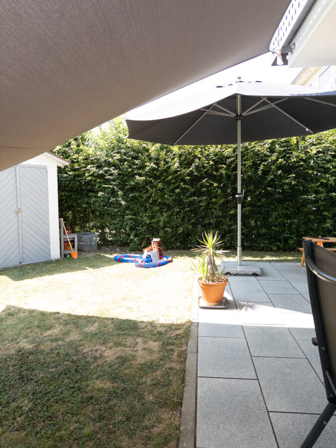 Terrasse und Garten