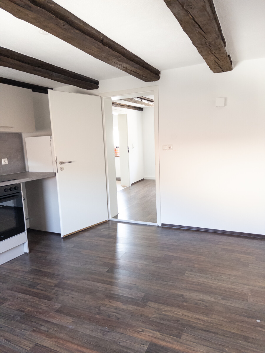 Wohnküche - Blick zum Wohnzimmer