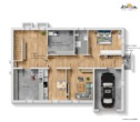 Grundrisskizze - Keller und Wohnbeispiel Einliegerwohnung - Haus mit Großem Grundstück und Einliegerwohnung
